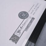 certificat photo édition limitée - Valentina Benigni