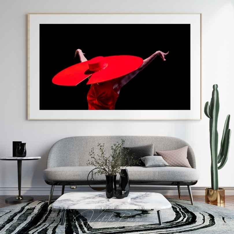 Tirages limités encadrés flamenco - Valentina Benigni Photographer Les ailes du courage - tirage d'art en édition limitée